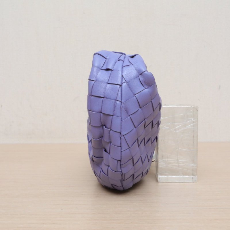 BOTTEGA VENETA Jodiemini紫色羊皮肩背包-4