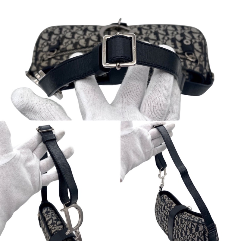 Dior 老花大D扣腋下包-2