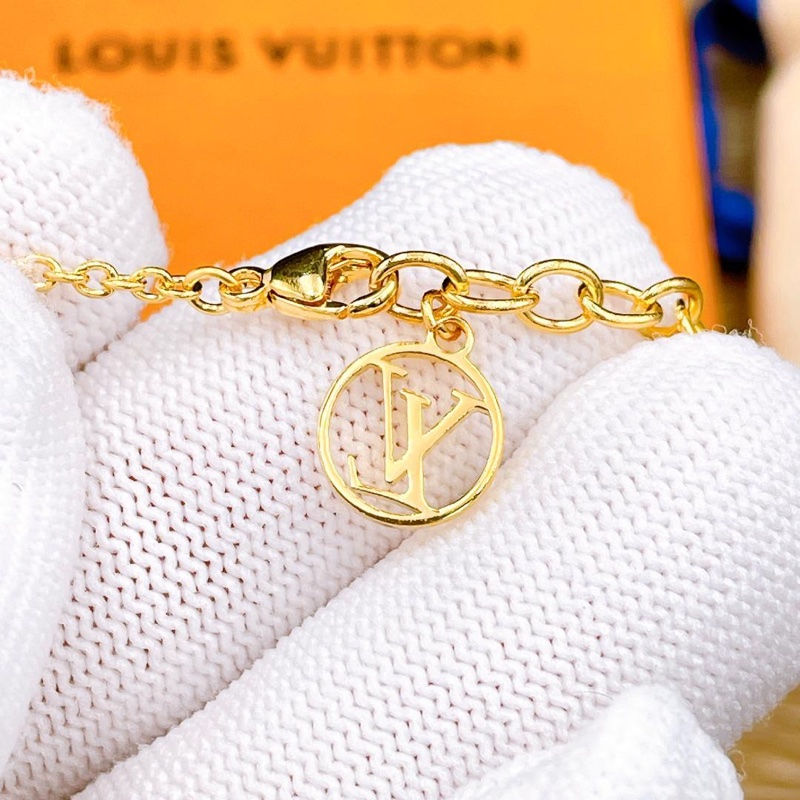 🌷LouisVuitton V字手鍊 ｜經典花紋✦fufu style 精品✦ 氣質款｜-12