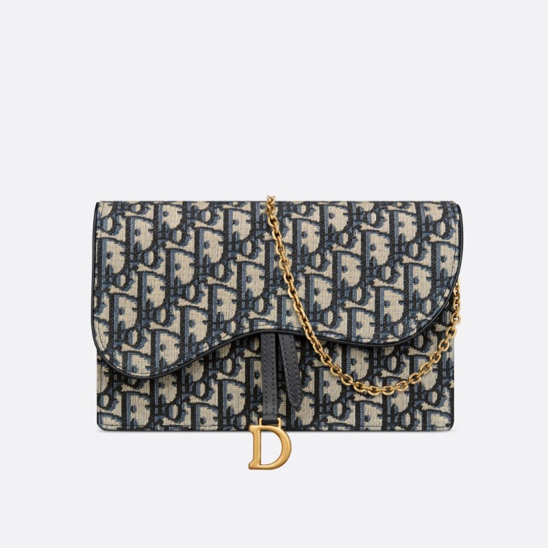 Dior Oblique Saddle 老花 大號 馬鞍woc 肩背包斜背包-0