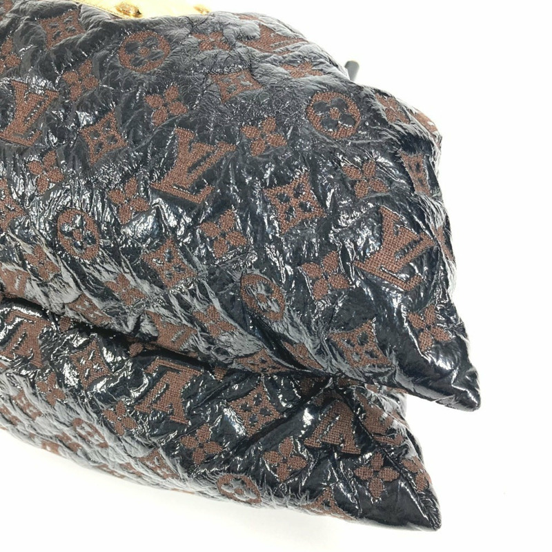 路易威登 M95259 Monogram Elvinyl 抽繩手提包 單肩包 皮革帆布 乙烯基 女士黑色-9