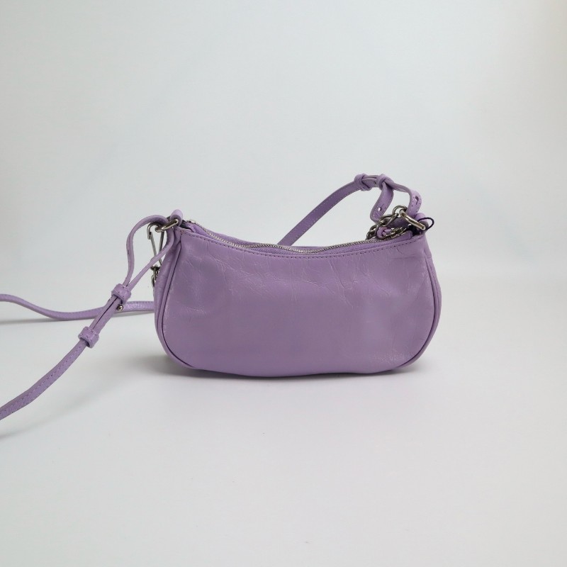 Balenciaga LE CAGOLE 月牙機車肩背包斜背包手提包羊皮革-4