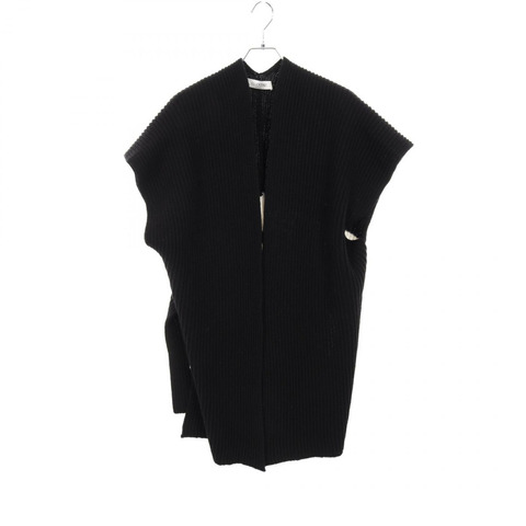 Valentino VLTN logo 披肩 UB3KSA055TK 羊毛 黑白 二手 女款