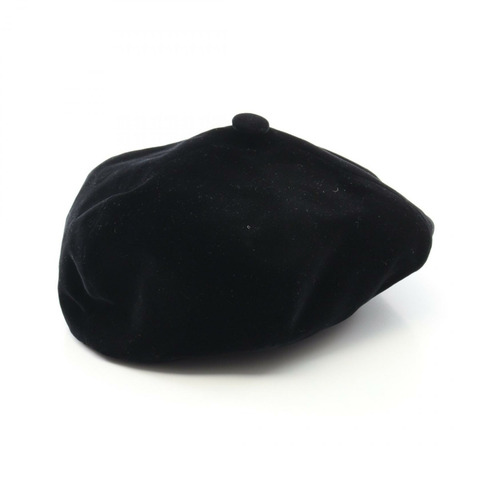 Miu Miu 其他帽子 布料 黑色 二手 女款