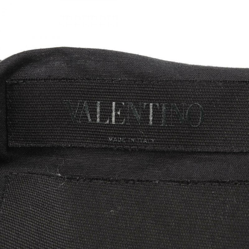 Valentino Rock 鉚釘短版夾克 2V3C11 702KP 尼龍黑 二手 男款-2