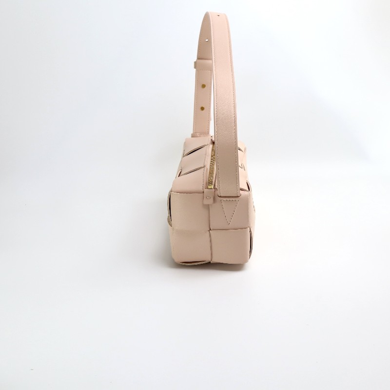 Bottega Veneta bv Cassette 裸色 10格 肩背包 羊皮革-2