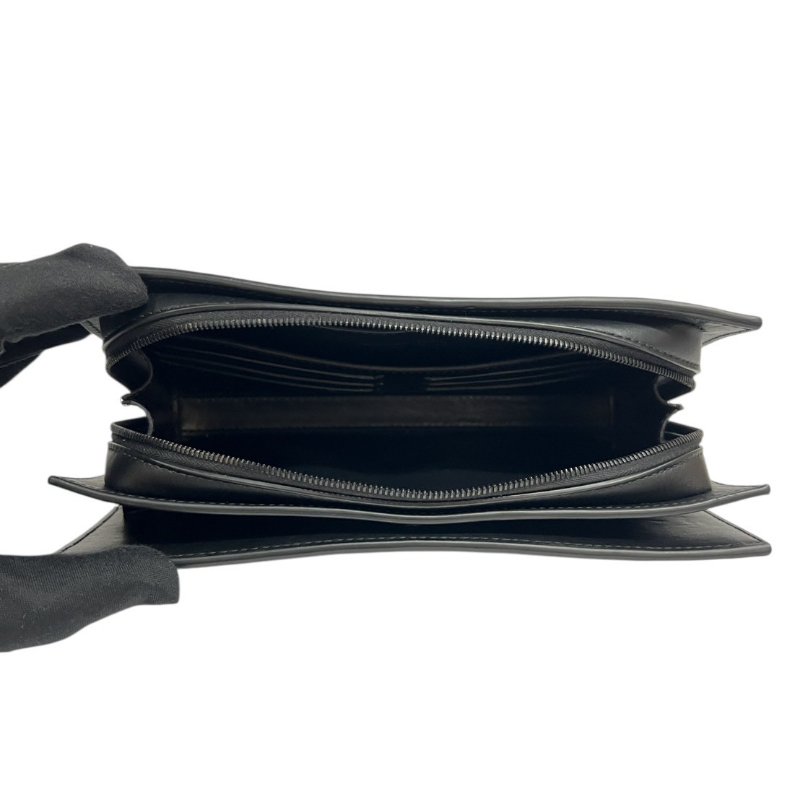 【美收精品】BV黑色編織手拿包 4-352-15