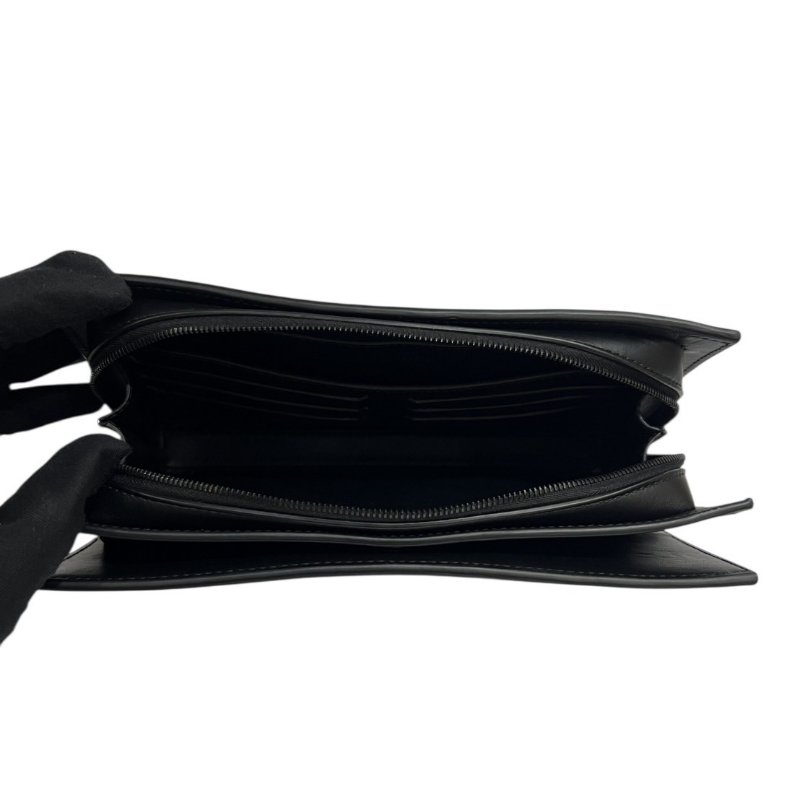 【美收精品】BV黑色編織手拿包 4-352-16