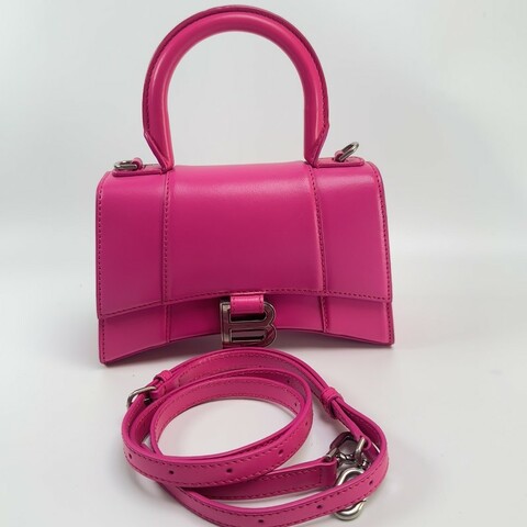 Balenciaga 沙漏包xs號 芭比粉手提包 肩背包斜背包