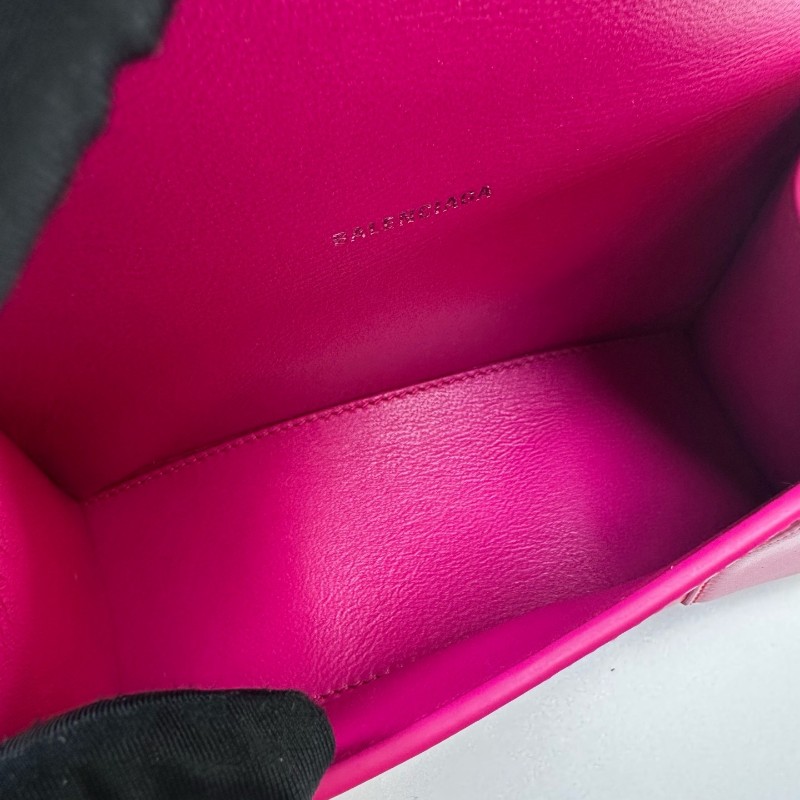 Balenciaga 沙漏包xs號 芭比粉手提包 肩背包斜背包-7