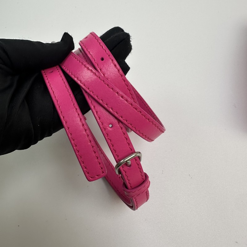 Balenciaga 沙漏包xs號 芭比粉手提包 肩背包斜背包-11