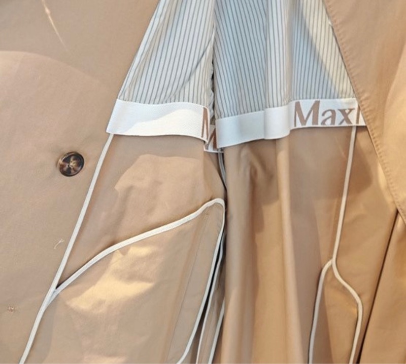 MaxMara -Ctrench 駝色 雙排扣 中長款風衣#34 36 38 40-4