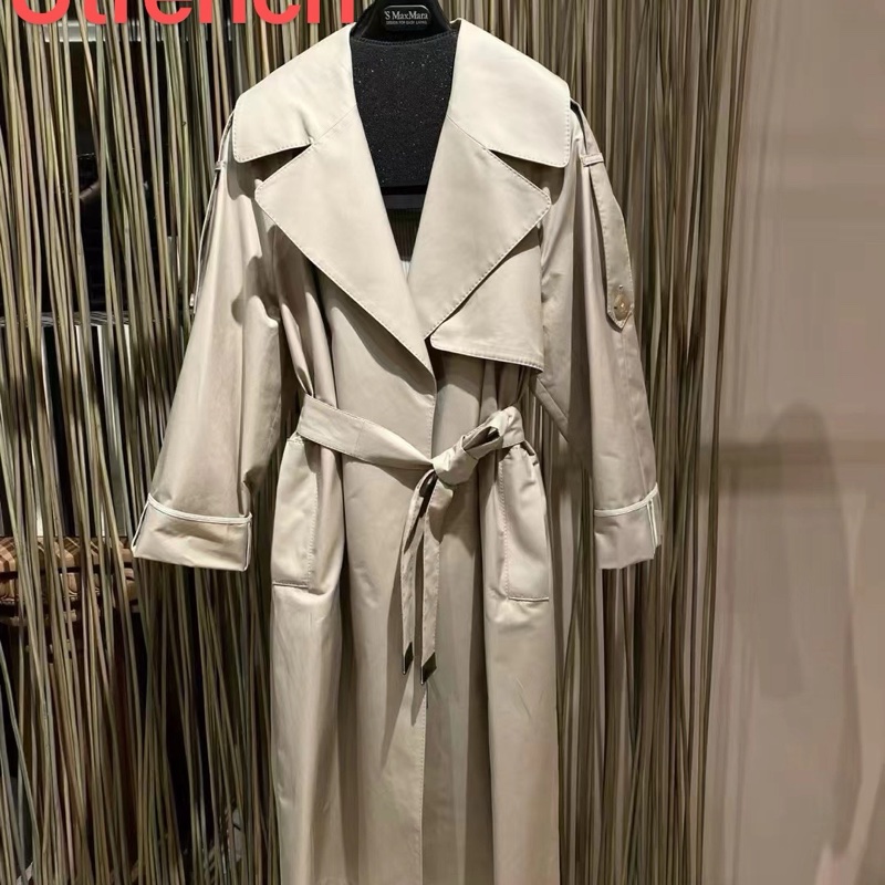 MaxMara -Utrench 長款 中袖風衣#38 40-0