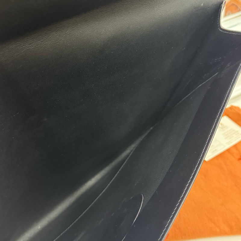 Loewe 黑色真皮電腦套 筆電包 文件夾 公事包-16