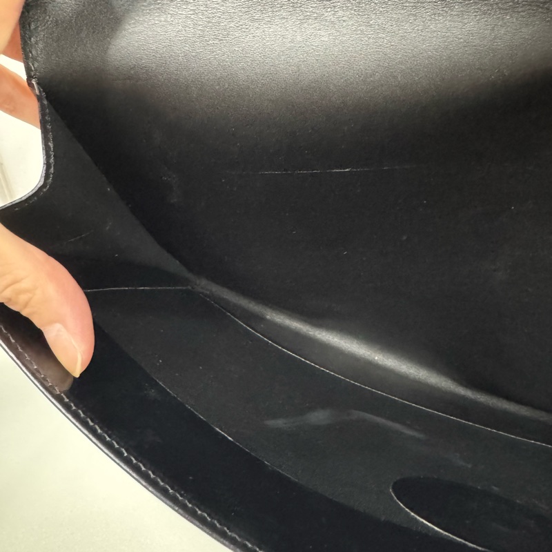 Loewe 黑色真皮電腦套 筆電包 文件夾 公事包-17