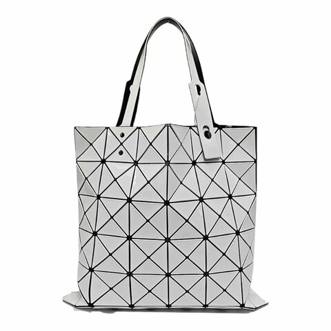 BAO BAO ISSEY MIYAKE LUCENT 白色幾何包肩背包手提包