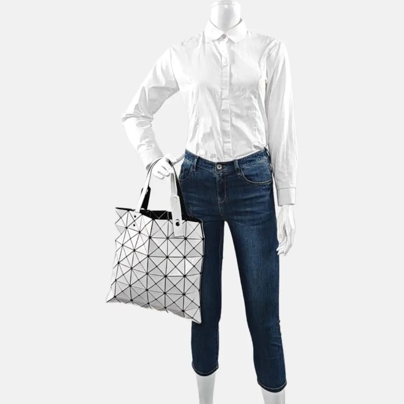 BAO BAO ISSEY MIYAKE LUCENT 白色幾何包肩背包手提包-1