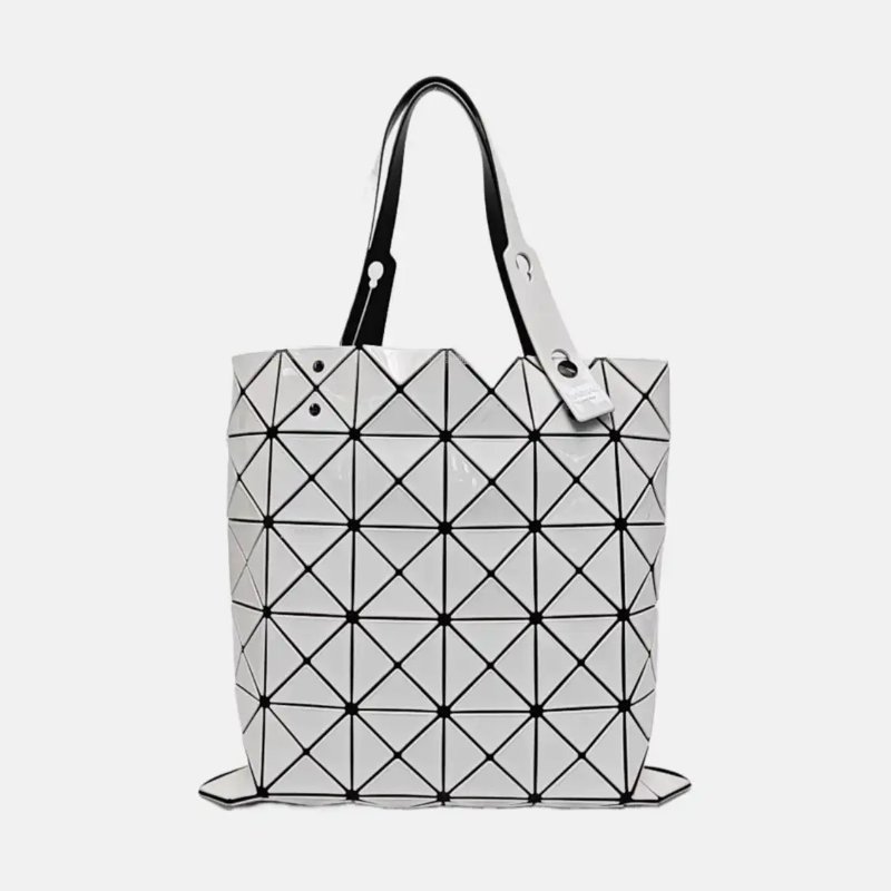 BAO BAO ISSEY MIYAKE LUCENT 白色幾何包肩背包手提包-2