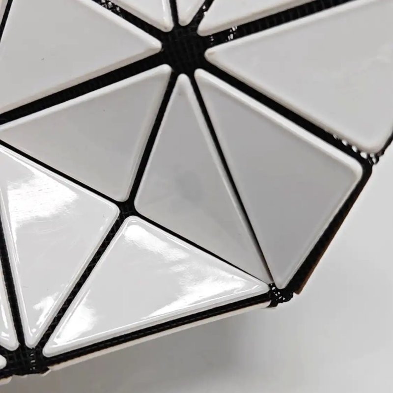 BAO BAO ISSEY MIYAKE LUCENT 白色幾何包肩背包手提包-11