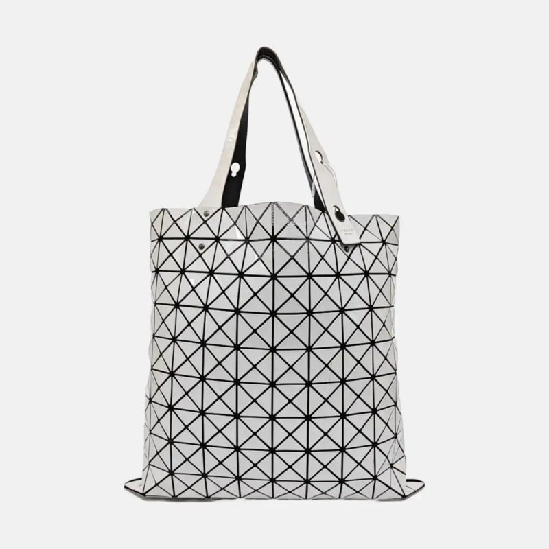 BAO BAO ISSEY MIYAKE PRISM 大號白色幾何包手提包 肩背包-0