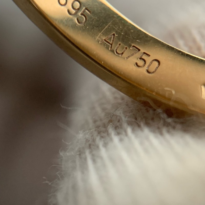 Cartier戒指單鑽18k玫瑰金57碼窄版-10