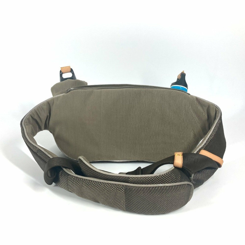 路易威登 M93211 Damier Geant Santur 帆布運動腰包,配有兩個水壺,卡其色,男女款-1