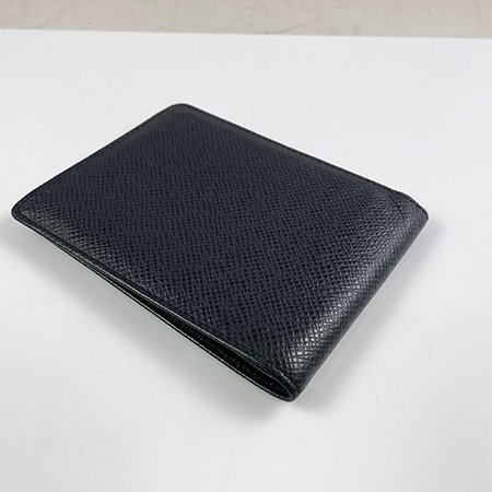 *奢華大道國際精品*【L3263】LV 黑色TAIGA Multiple 對開短夾 M30952-3