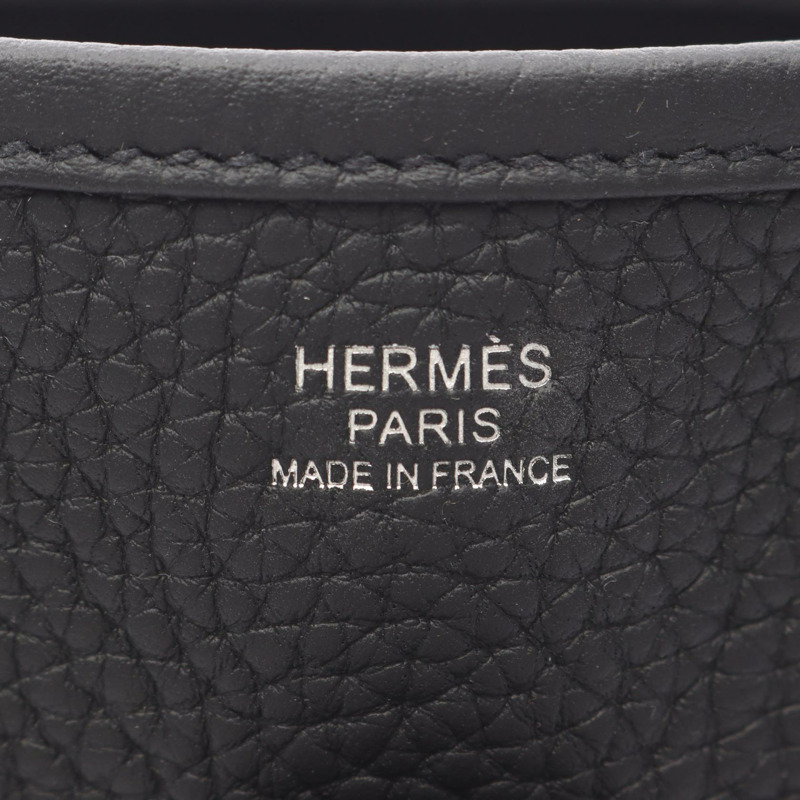 愛馬仕 Evelyne 3 PM 肩挎包 K Taurillon Clemence 黑色 SHW-3