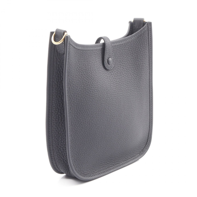 愛馬仕 Evelyne TPM Amazon 單肩包,Clemence 皮革,黑色 Caban GHW,二手 K-1