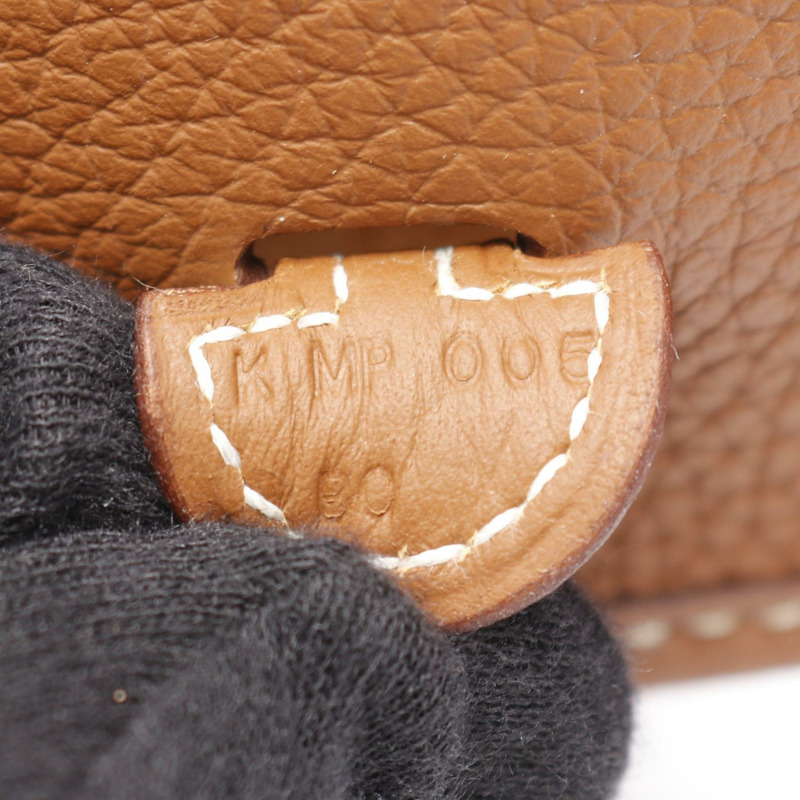 愛馬仕 Evelyne TPM Amazon 單肩包,Clemence 皮革,金棕色,二手,金色五金。-4