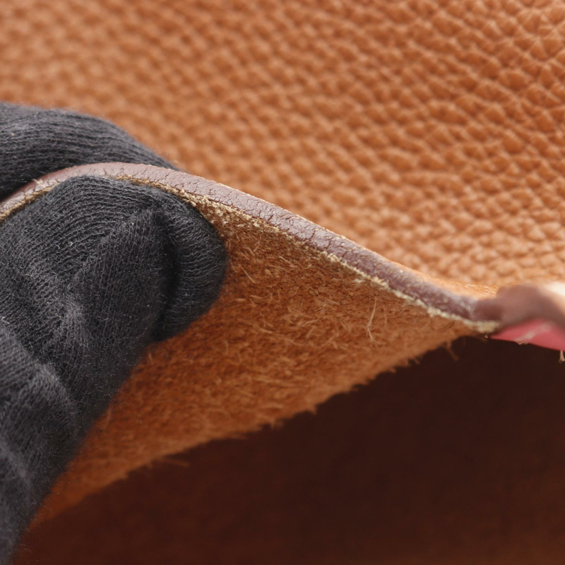 愛馬仕 Picotin Lock PM Eclat 手提包,Clemence Swift 皮革,棕色/粉紅色,二手。-8