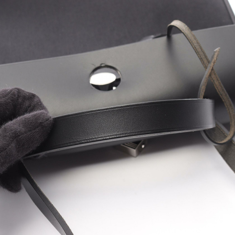 愛馬仕 Herbag Zip PM 手提包,軍用帆布材質,黑色 SHW,二手 C-7