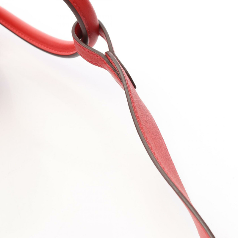 愛馬仕 Lindy 26 肩背包,Vaux Swift 皮革,Rouge tomate 色,SHW 五金,二手-6