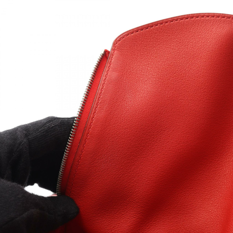 愛馬仕 Lindy 26 肩背包,Vaux Swift 皮革,Rouge tomate 色,SHW 五金,二手-8