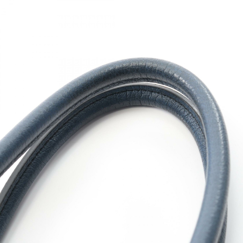 愛馬仕 Birkin 35 手袋 J Fjord 皮革 藍色 二手 SHW 女士-8