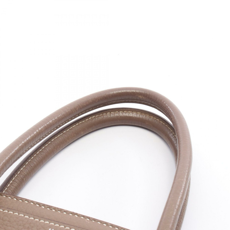 愛馬仕 Birkin 35 手提包 J Taurillon Clemence Etoupe 灰色 二手 女士 SHW-10