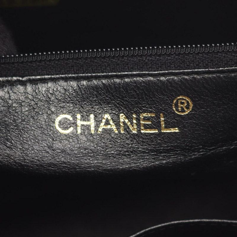 香奈兒 (CHANEL) Matelasse 鏈條斜挎單肩包,小牛皮材質,黑色,二手,金色五金,女士款-3
