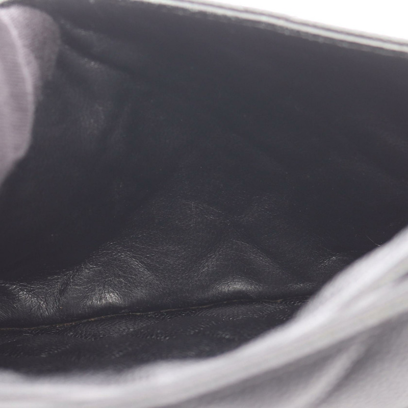 香奈兒 (CHANEL) 圓形飾章手提包,黑色粒面小牛皮,二手,女士 CC Coco 標誌-7