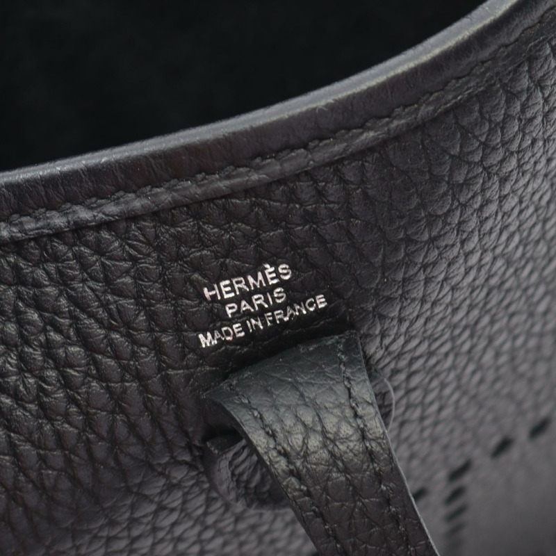 愛馬仕 Evelyne TPM Amazon 斜背包 W 069426CK Taurillon Clemence SHW 黑色-3