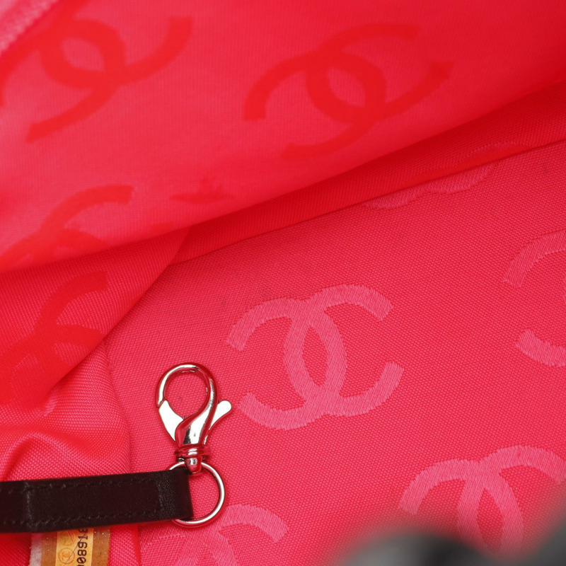 香奈兒 Cambon 系列中型手提單肩包,黑色皮革,二手女款-6