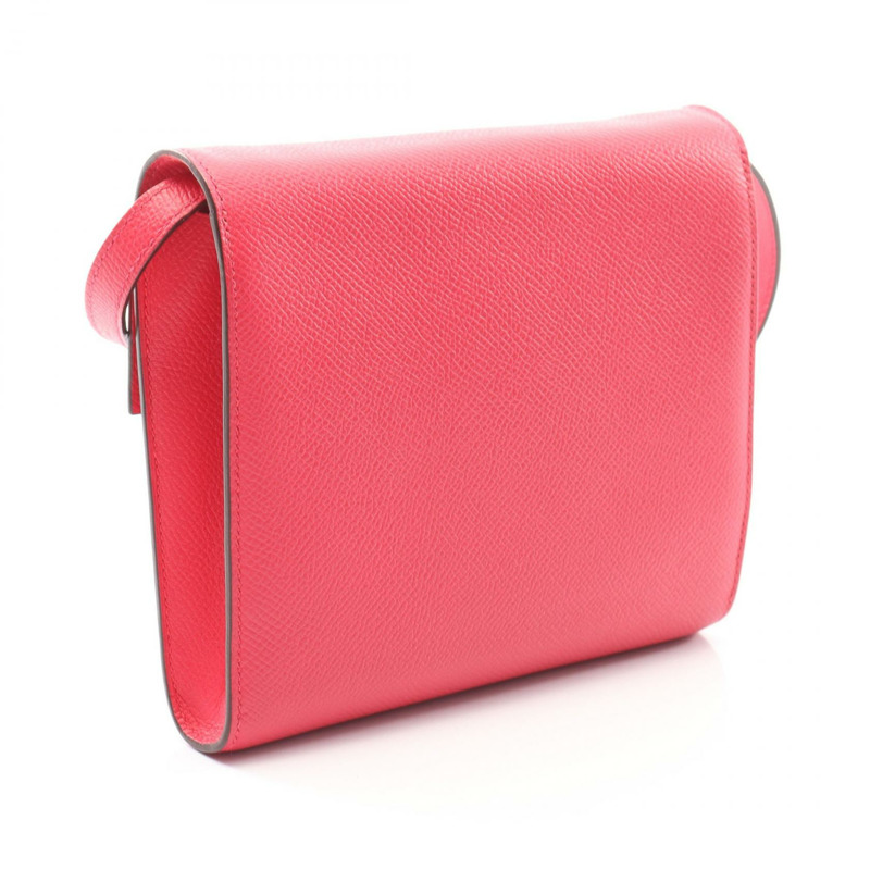 愛馬仕 Click 16 肩挎包 C Epsom Rose 極致款 二手 SHW 女士-1