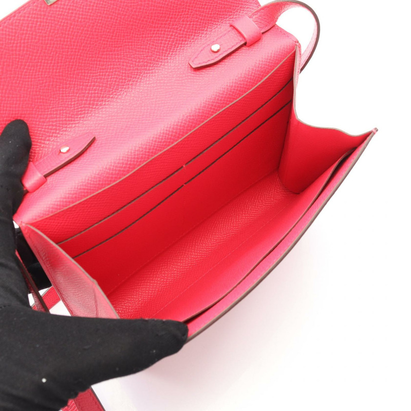 愛馬仕 Click 16 肩挎包 C Epsom Rose 極致款 二手 SHW 女士-2
