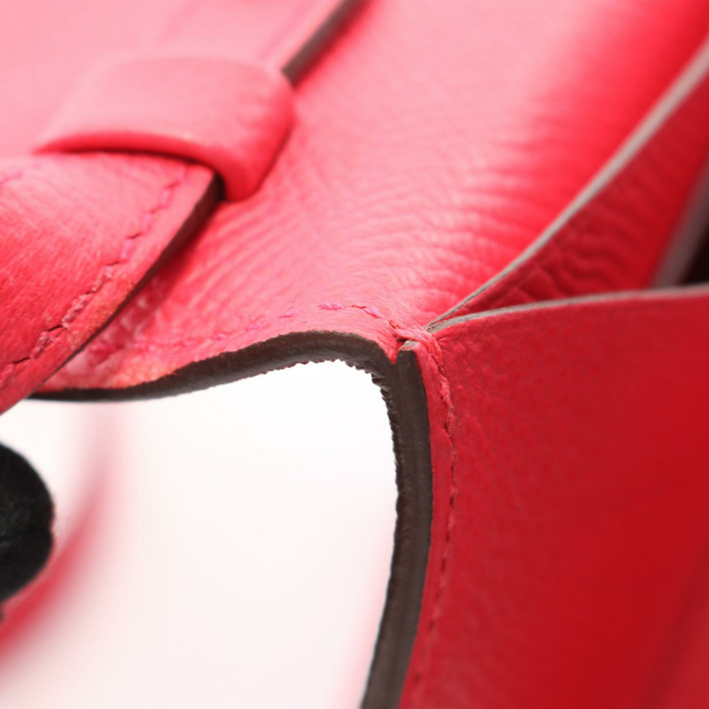 愛馬仕 Click 16 肩挎包 C Epsom Rose 極致款 二手 SHW 女士-5