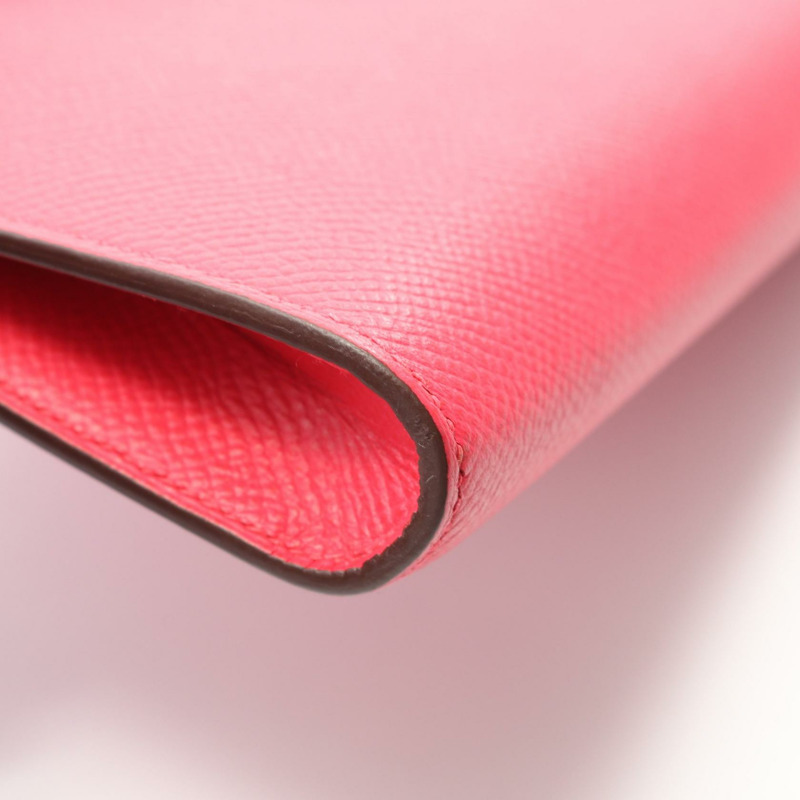 愛馬仕 Click 16 肩挎包 C Epsom Rose 極致款 二手 SHW 女士-7