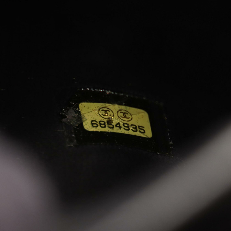 香奈兒 COCO 標誌筆型手提包,小牛皮,黑色,二手,金色五金,女士-4