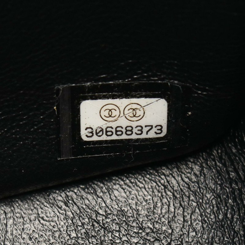 香奈兒迷你絎縫鏈條斜背包 A35200 羊皮金色五金黑色-4