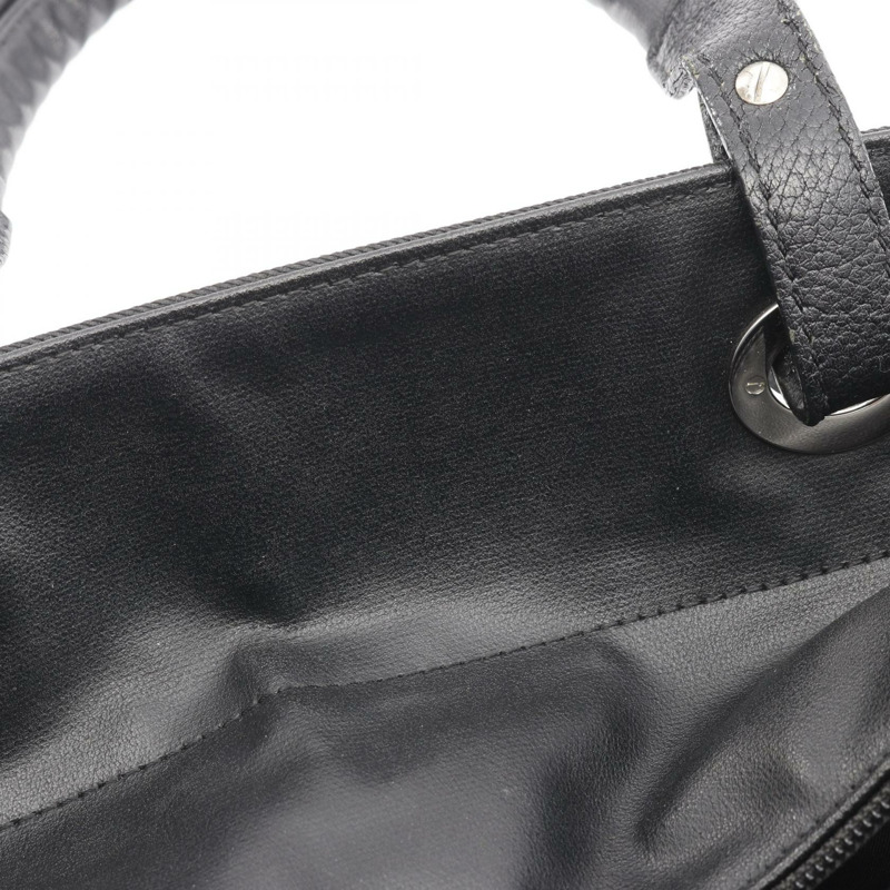 香奈兒 (CHANEL) Paris Biarritz MM 手提單肩包,PVC帆布皮革材質,黑色,二手女款-9