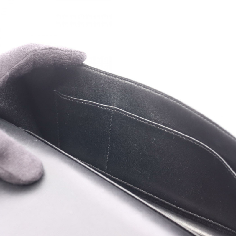 愛馬仕 Constance Elan 肩背包,Epsom 皮革,黑色,二手,金色五金,斜背包-6