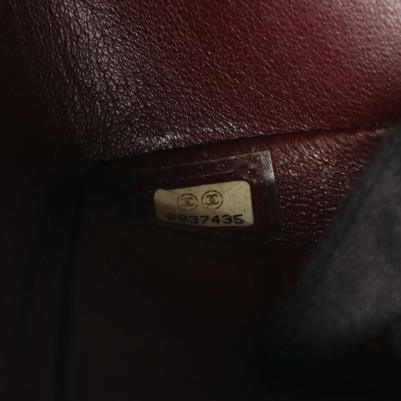 香奈兒 (CHANEL) Matelasse 雙蓋鏈條肩背包 A01113 黑色皮革 SHW 二手-4