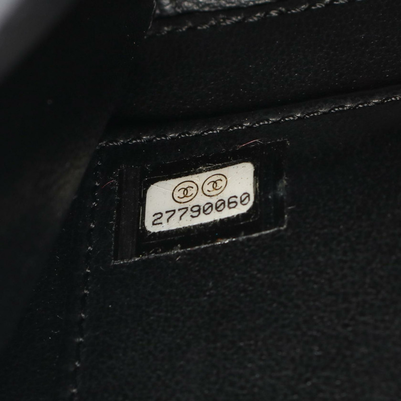 CHANEL CC 金銀絲細工化妝包 單肩包 手袋 A93343 皮革 粉紅色 GHW 二手-4